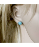 Ocelový set Gemstone Beads s přírodními kameny - modrý Avanturín